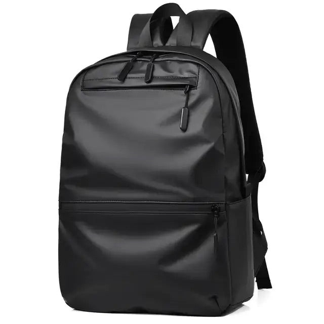 Men's Waterproof Black Notebook Backpack