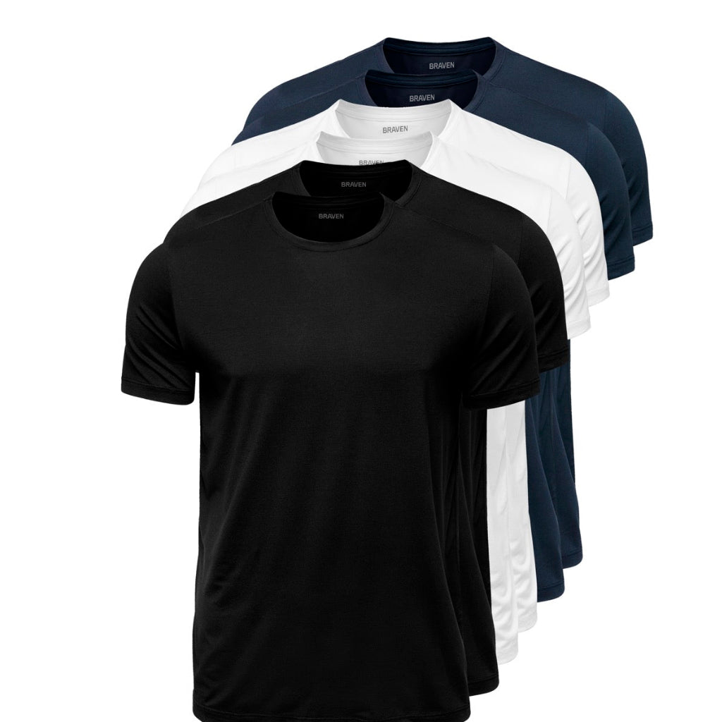 Pack of 6 Tech Modal T-Shirts