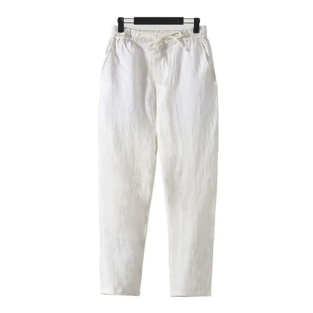 Fez - Linen Pants (Straight Fit)