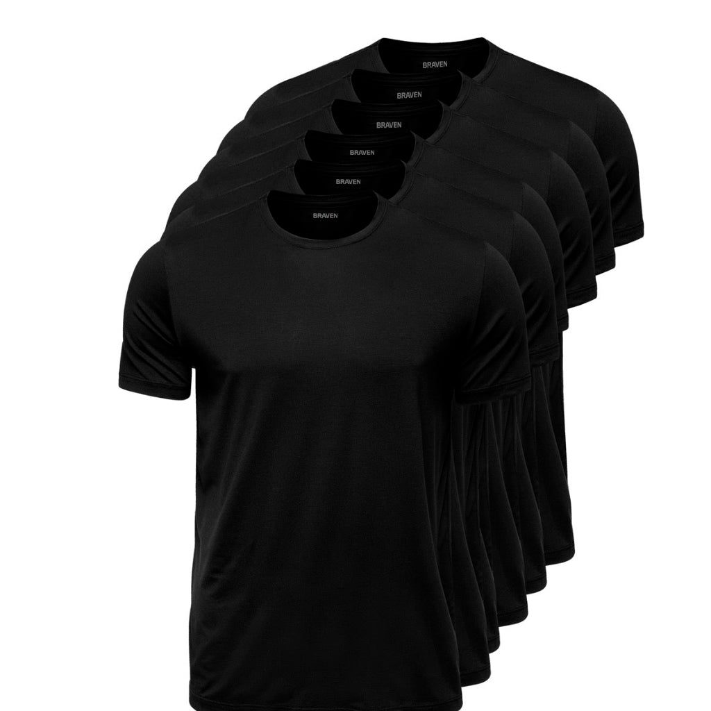 Pack of 6 Tech Modal T-Shirts