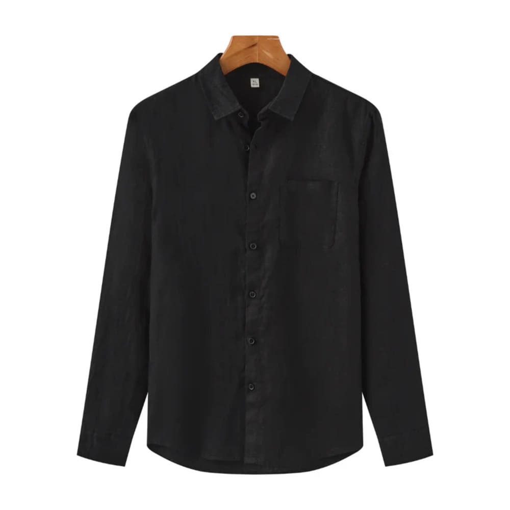 Old Money Long Sleeve Linen Shirt - Greece