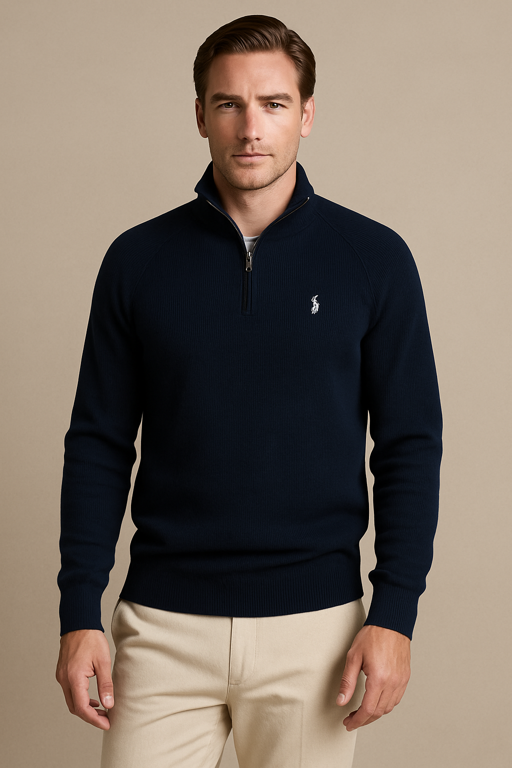 R&L Half-Zip Sweater