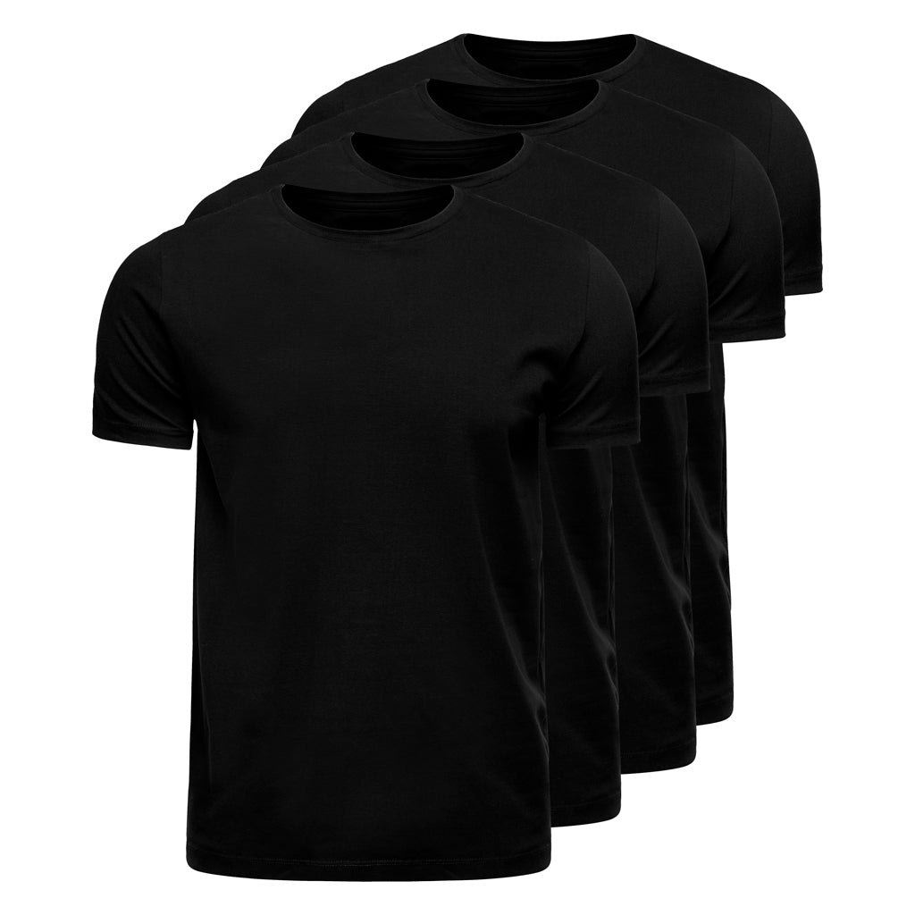 Set of 4 Premium Pima T-Shirts