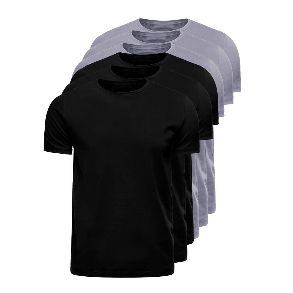 Set of 6 Premium Pima T-Shirts