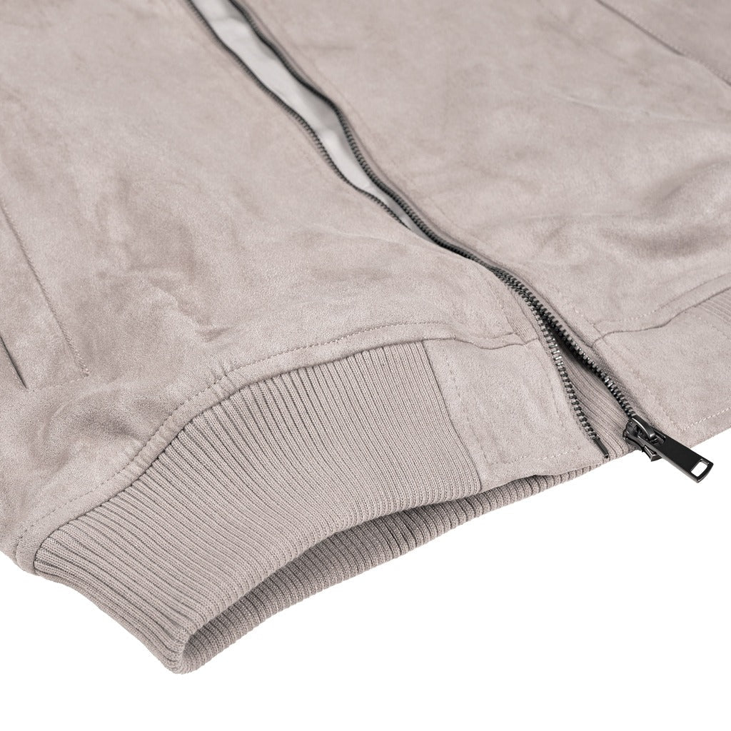 Grant High Collar Suede Jacket