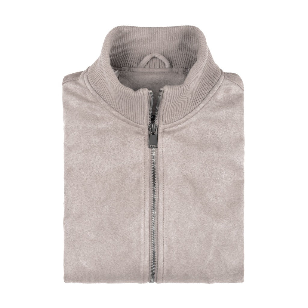 Grant High Collar Suede Jacket