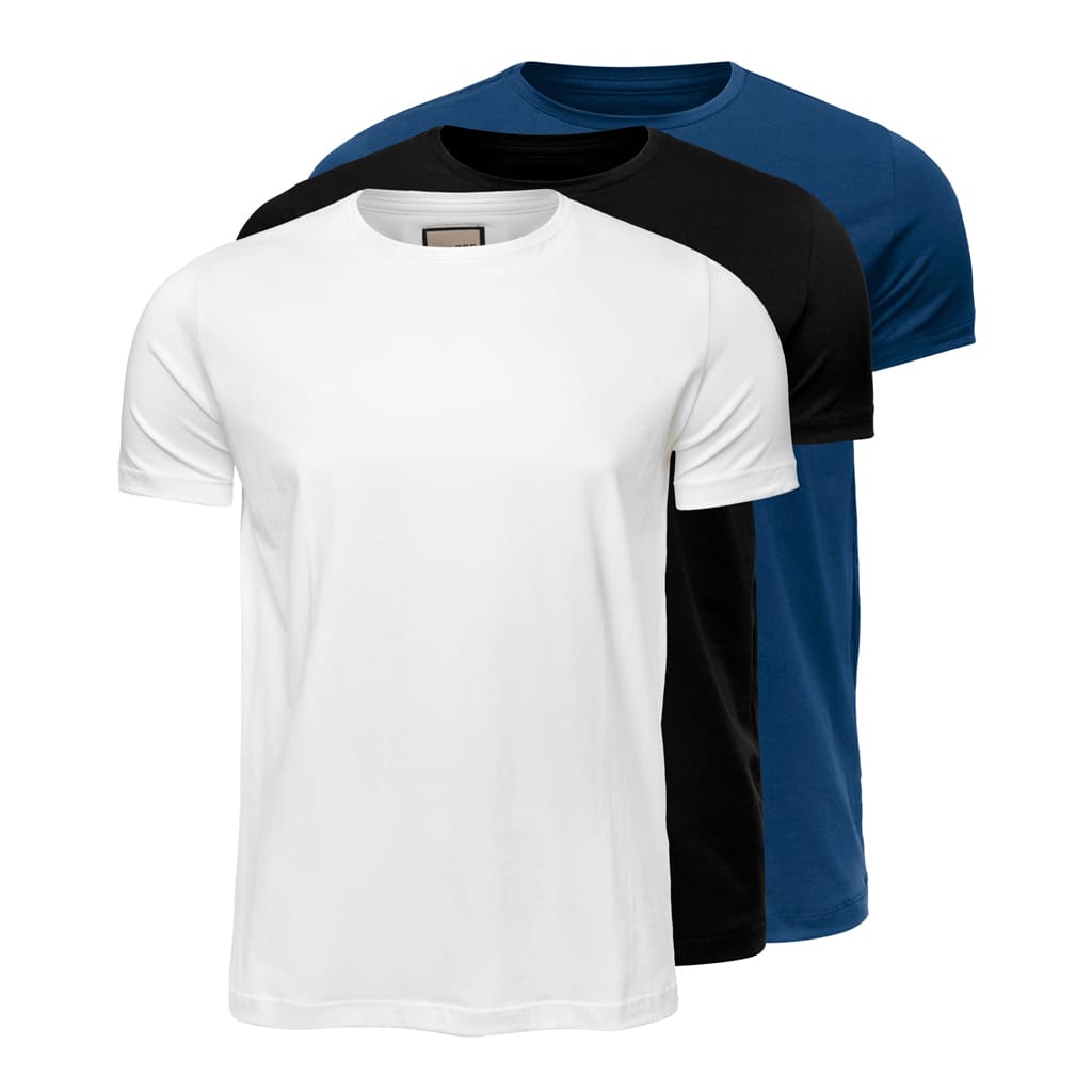 Set of 3 Egyptian Cotton T-Shirts