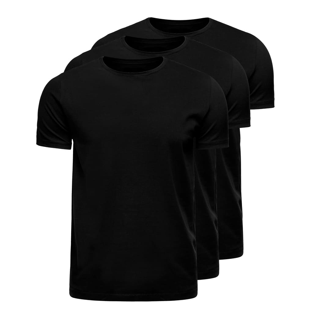 Set of 3 Premium Pima T-Shirts