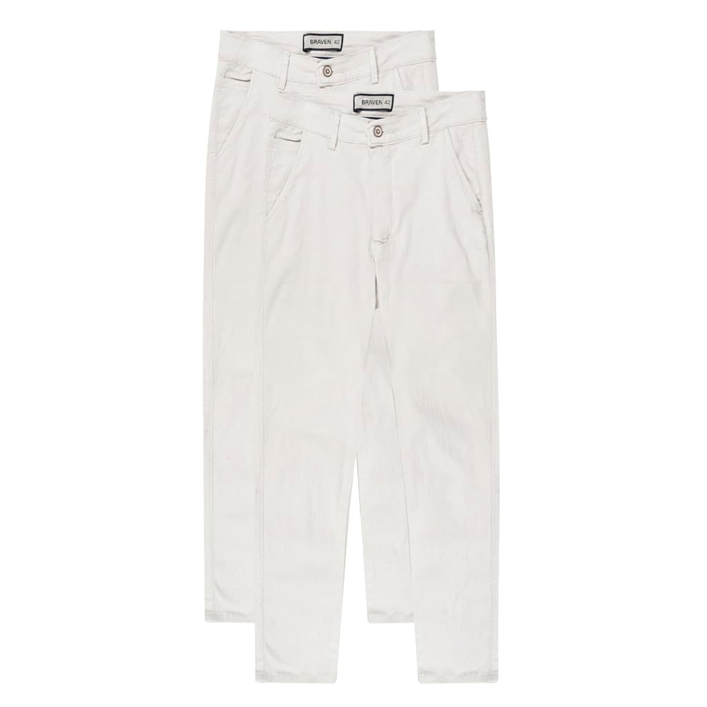Set of 2 Chino Cut Pants - Santorini