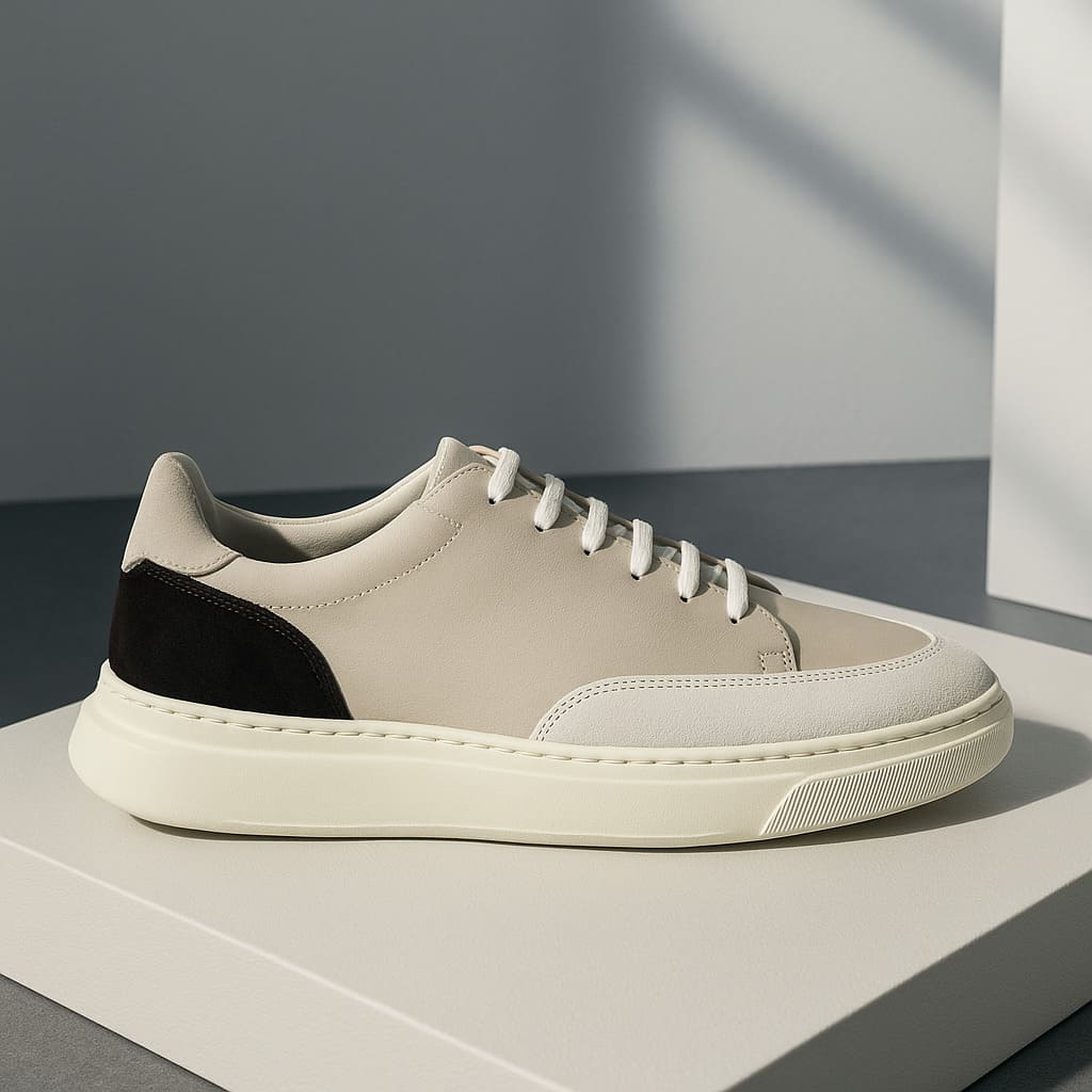 Lisbon Leather Fleece Sneakers