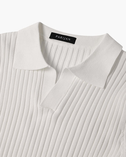 Men's Cotton-Blend V-Neck Shirt