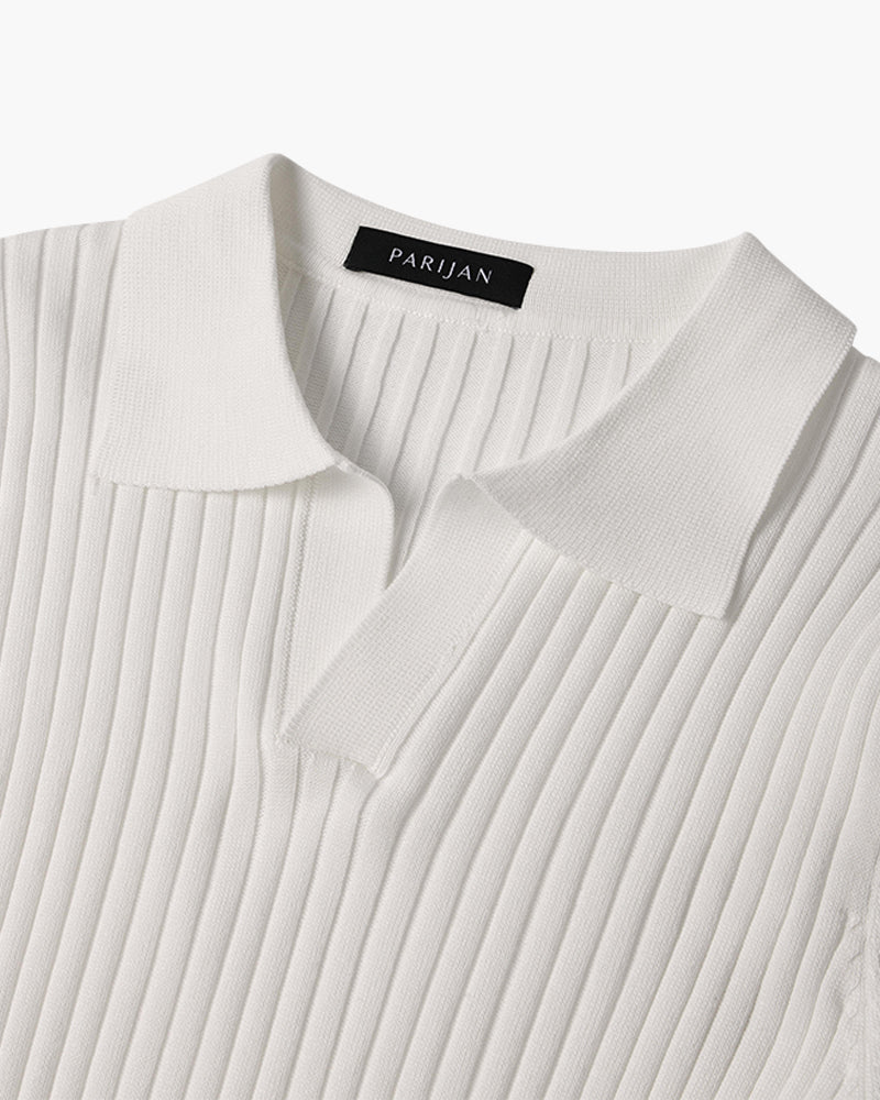 Men's Cotton-Blend V-Neck Shirt