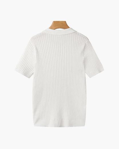 Men's Cotton-Blend V-Neck Shirt