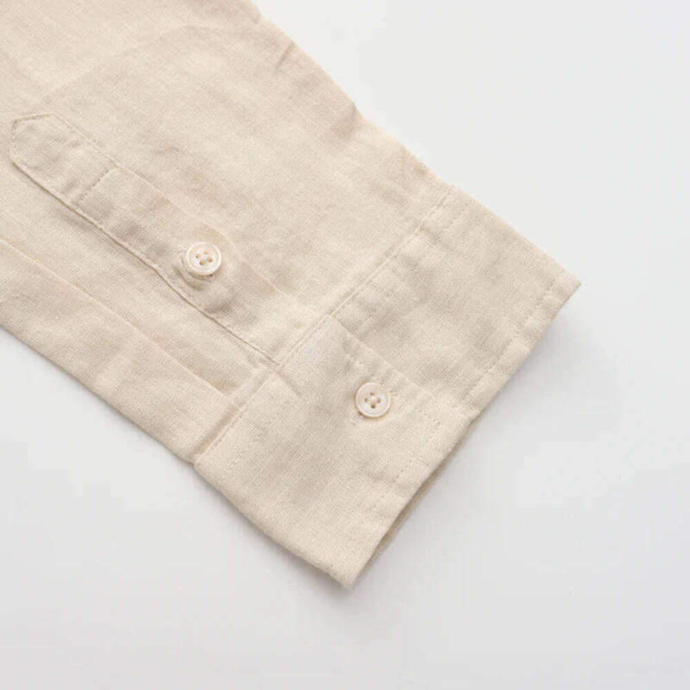 Old Money Long Sleeve Linen Shirt - Greece
