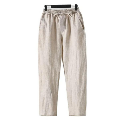 Fez - Linen Pants (Straight Fit)