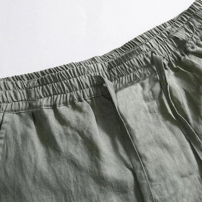 Fez - Linen Pants (Straight Fit)