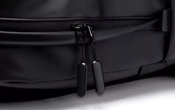 Men's Waterproof Black Notebook Backpack
