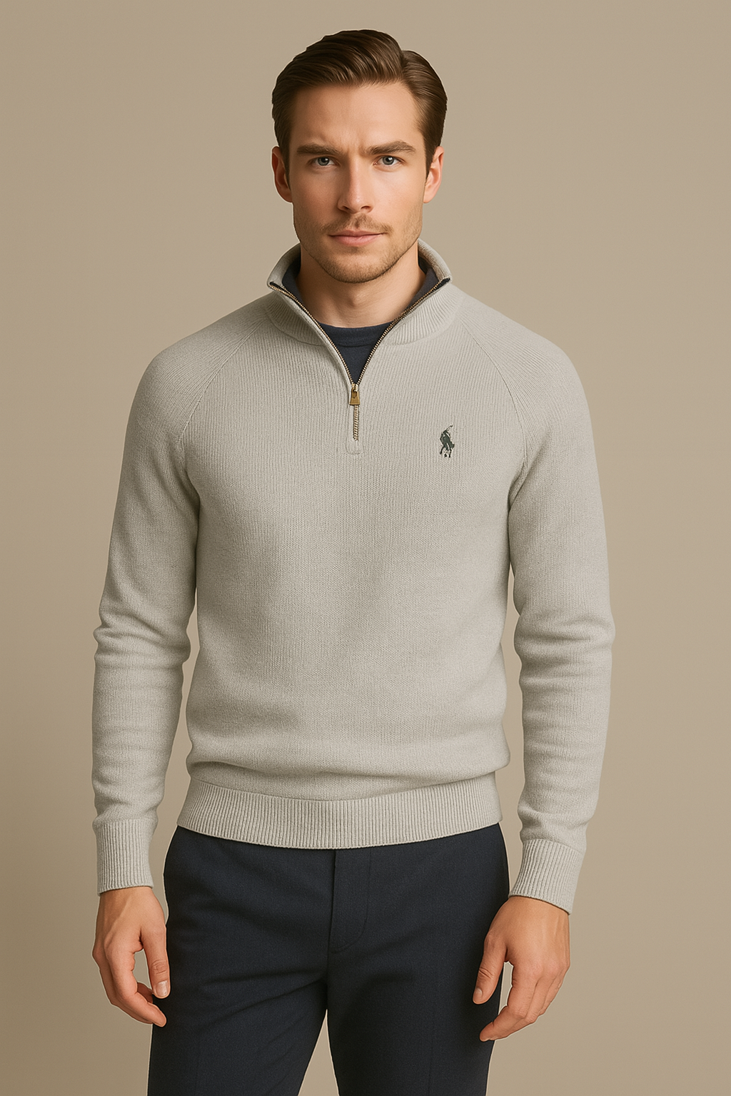 R&L Half-Zip Sweater
