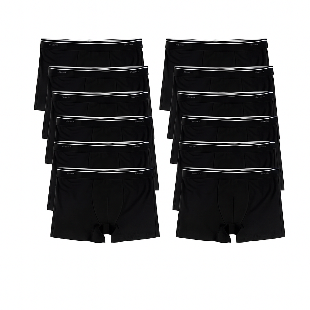 Set of 10 Premium Cotton Boxer Briefs