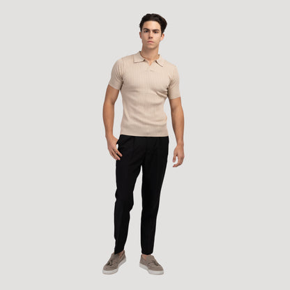 Men's Cotton-Blend V-Neck Shirt