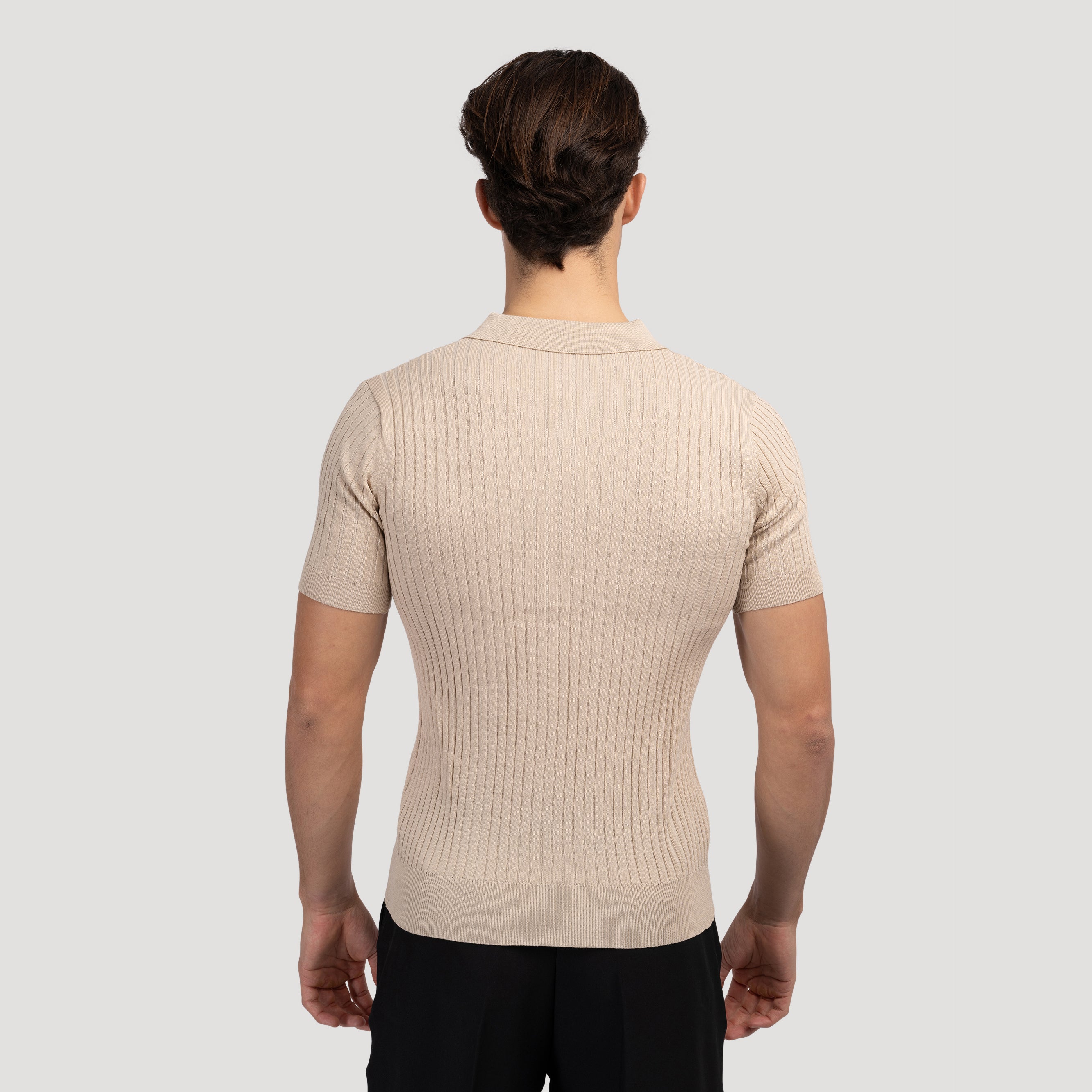 Men's Cotton-Blend V-Neck Shirt