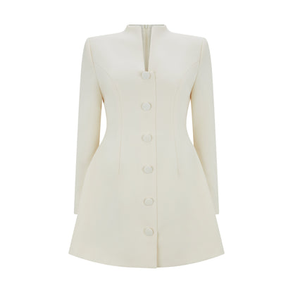 The Luxe Long Sleeve Button Down Dress