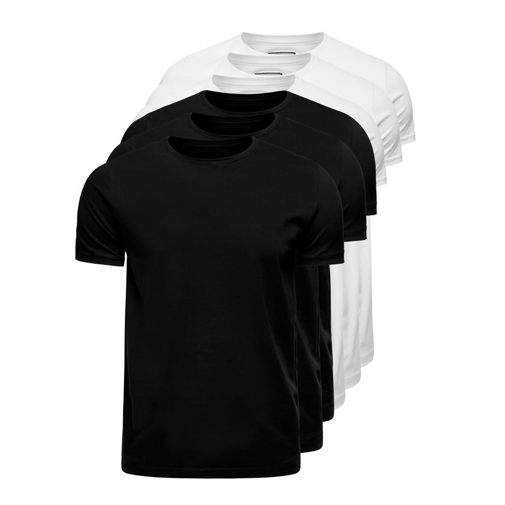 Set of 6 Premium Pima T-Shirts