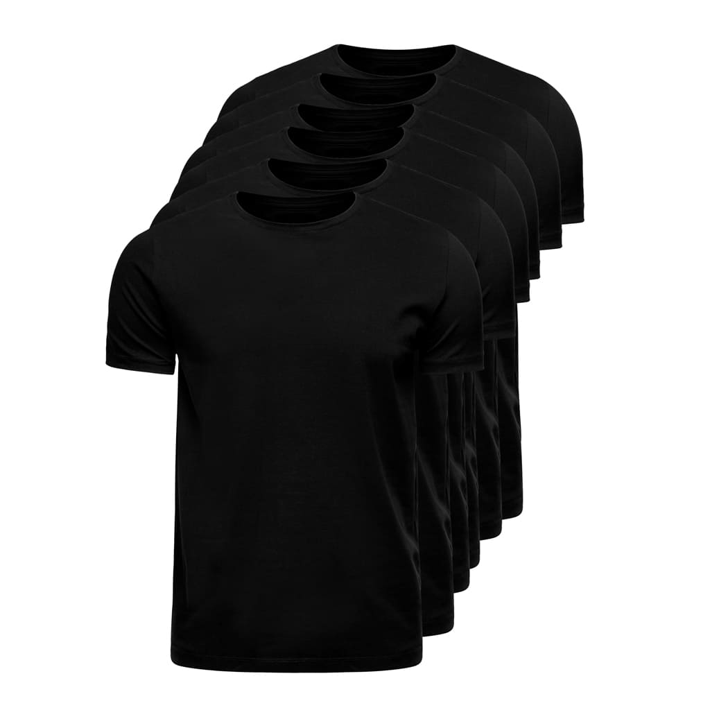 Set of 6 Premium Pima T-Shirts