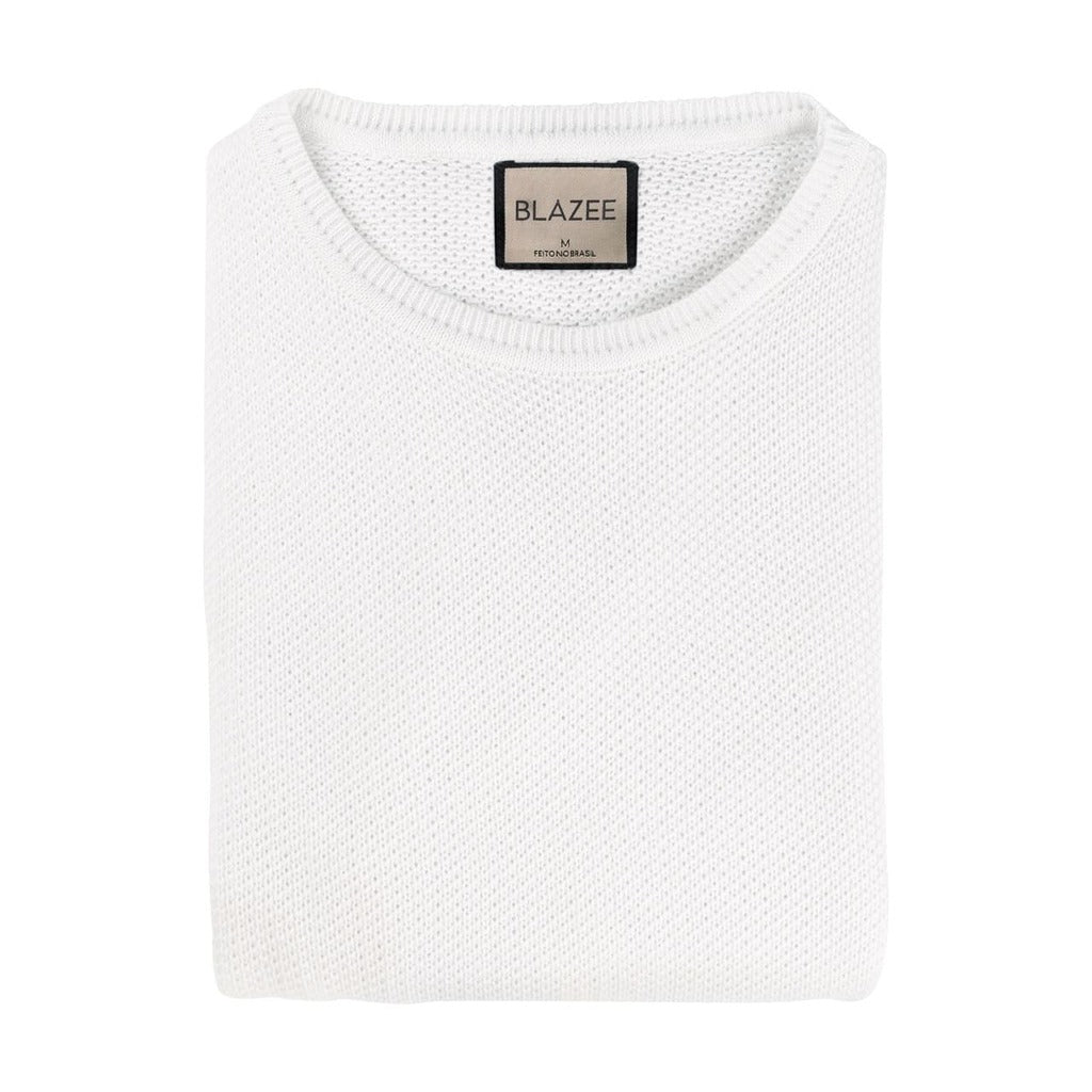 Merino Knit Sweater with Collar