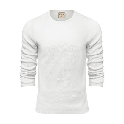 Merino Knit Sweater with Collar