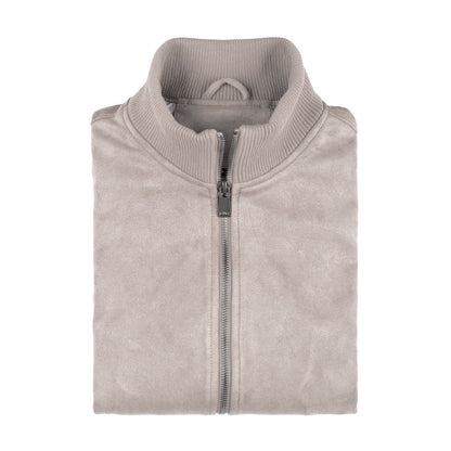 Grant High Collar Suede Jacket