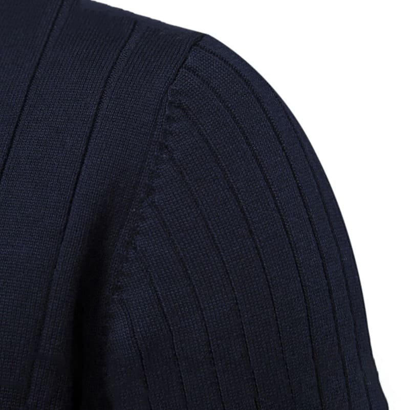 High Collar Zipper Sweater - Grant